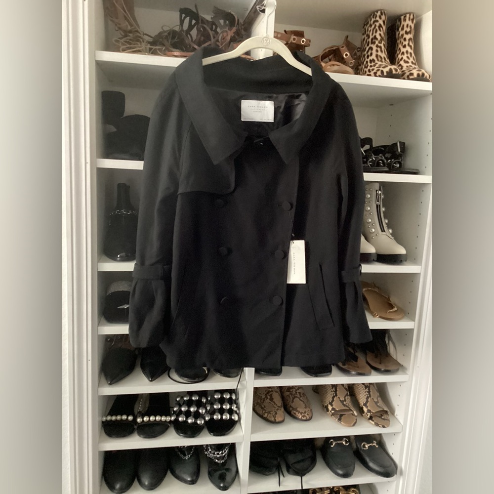 Zara Double Breasted Trench Jacket